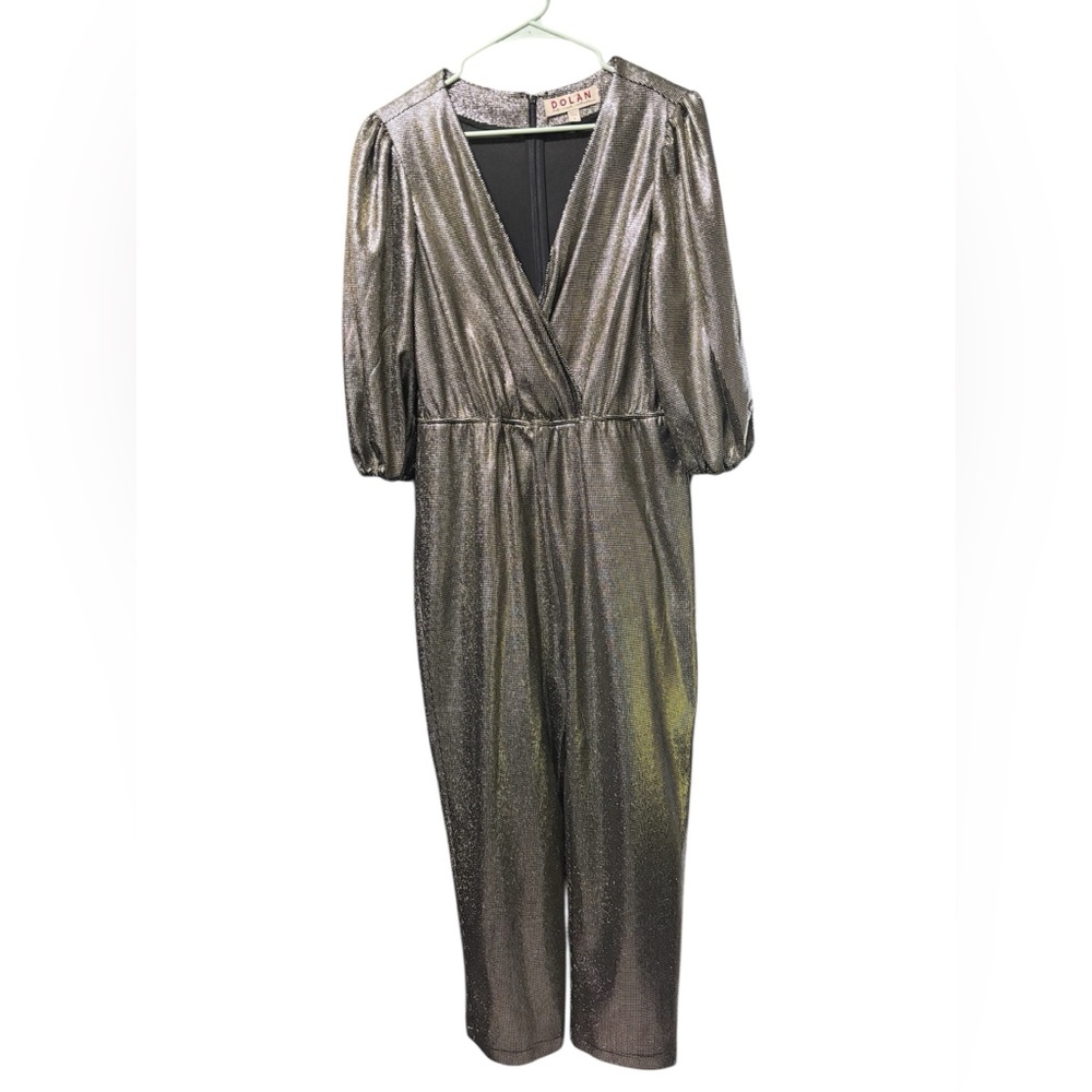 Anthropologie DOLAN Glimmer jumpsuit with pockets NWOT - Picture 3 of 6
